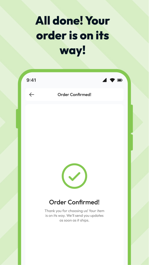 Order confirmation in BestBid