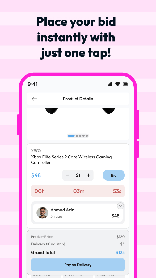 Bidding flow in BestBid