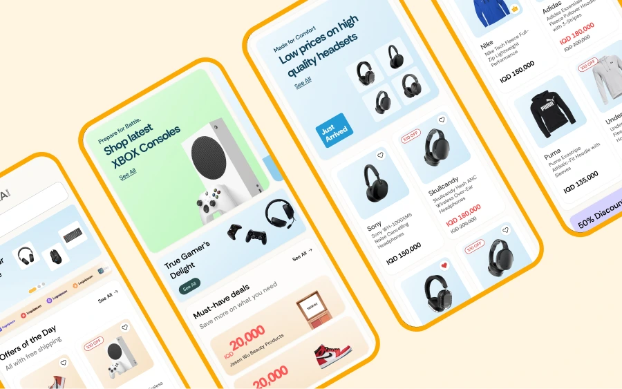 Redesigned Arbela mobile experience